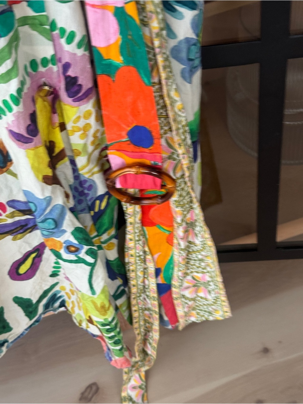Zara floral poplin shirt maxi dress midi long sleeve colorful SS24 blogger fav - Picture 10 of 16